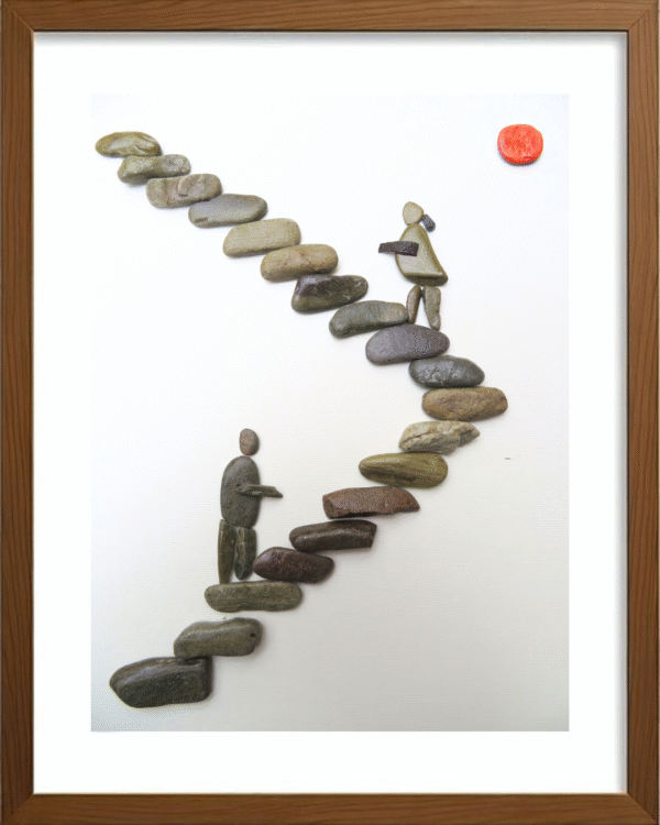 Handcrafted Pebble/Stone Art (PPM002)