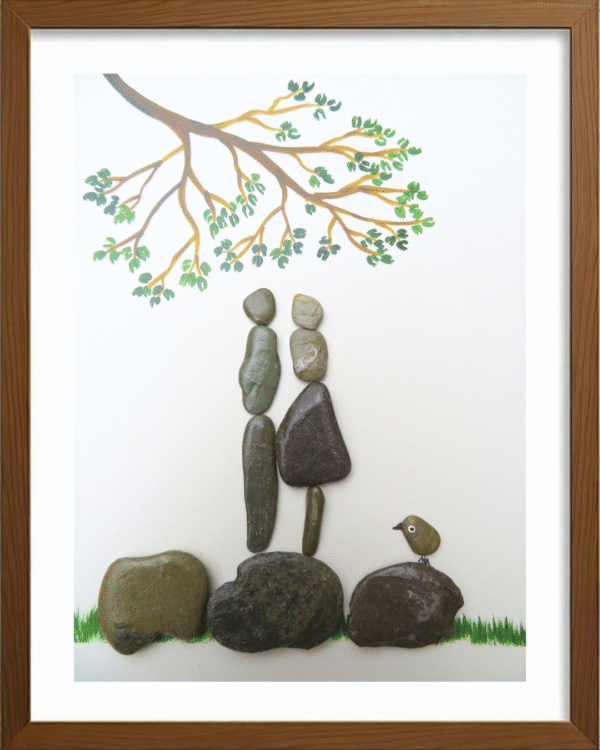 Handcrafted Pebble/Stone Art (PPM003)