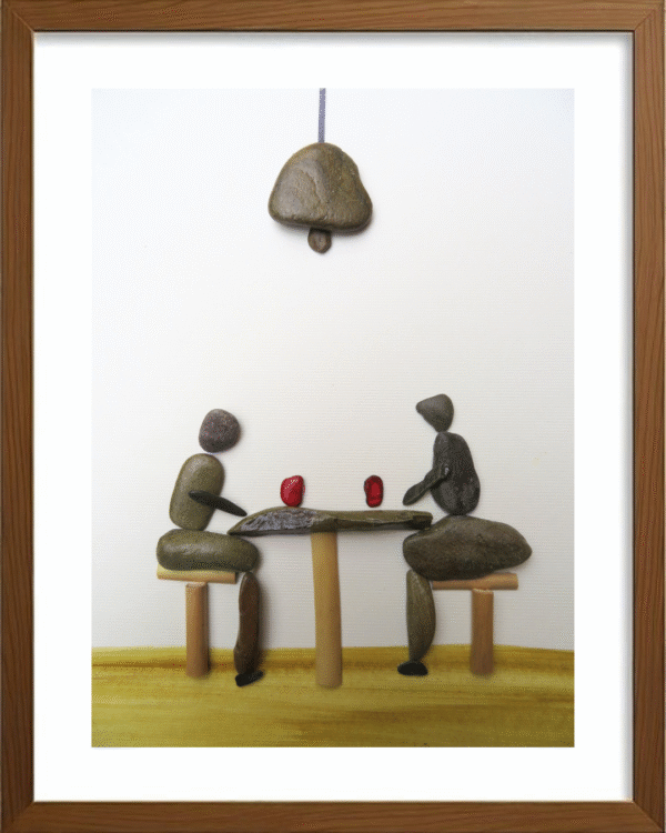 Handcrafted Pebble/Stone Art (PPM016)