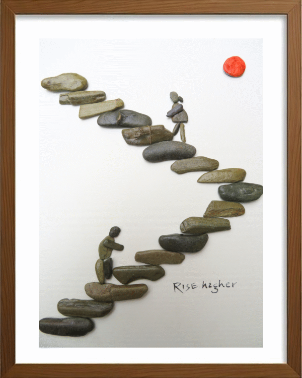 Handcrafted Pebble/Stone Art (PPM017)