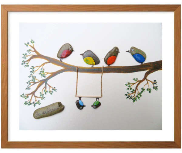 Handcrafted Pebble/Stone Art (PPM024-29)