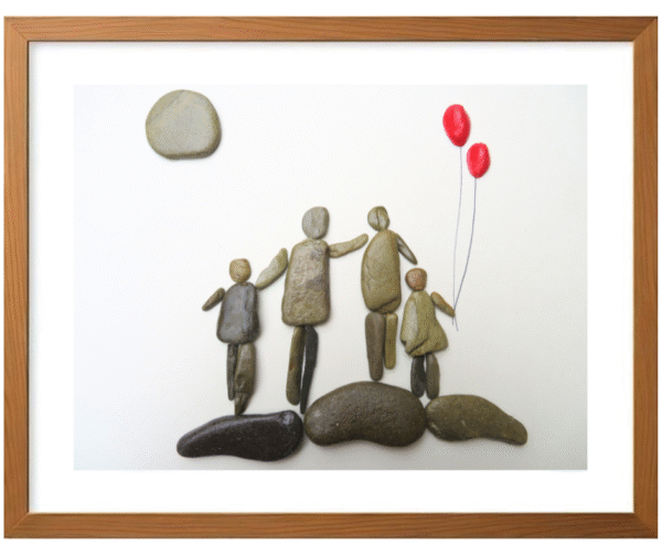 Handcrafted Pebble/Stone Art (PPM047)