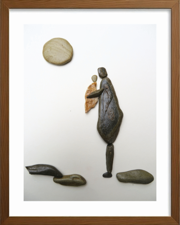 Handcrafted Pebble/Stone Art (PPM048)