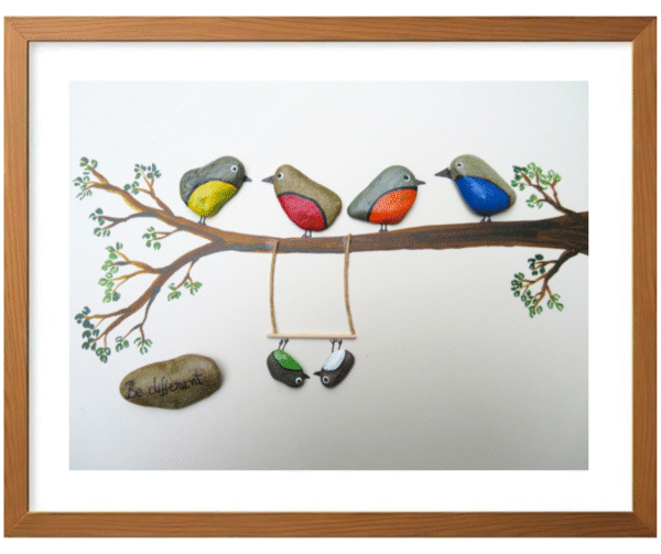 Handcrafted Pebble/Stone Art (PPM056)