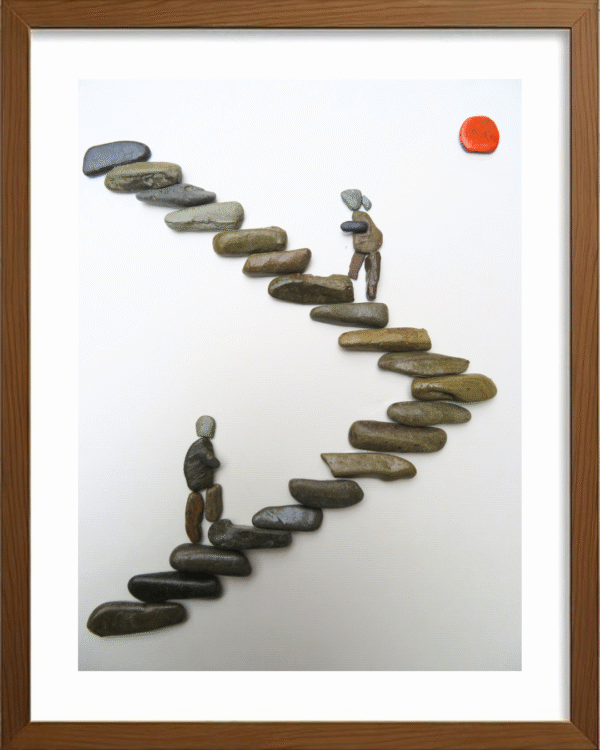 Handcrafted Pebble/Stone Art (PPM059)