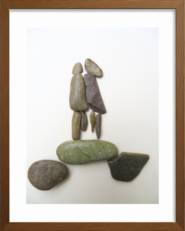 Handcrafted Pebble/Stone Art (PPS003)