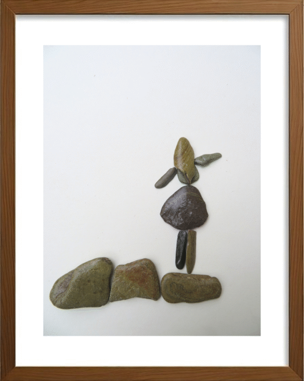 Handcrafted Pebble/Stone Art (PPS007)