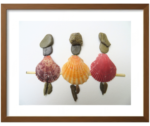 Handcrafted Pebble/Stone Art (PPS009)