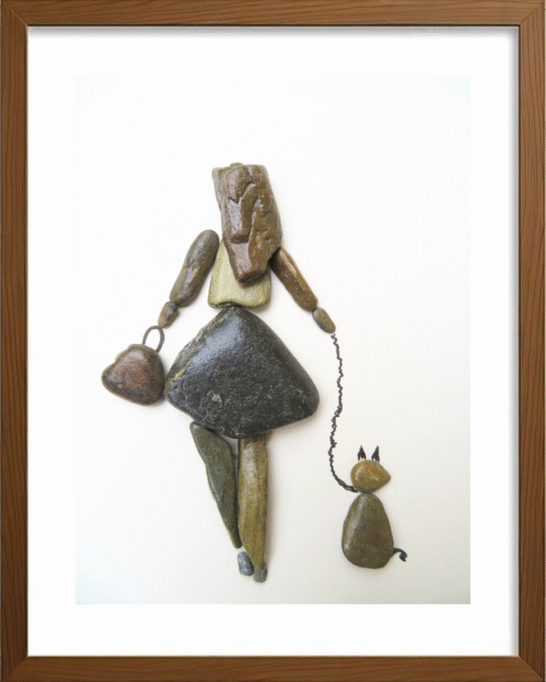 Handcrafted Pebble/Stone Art (PPS014)