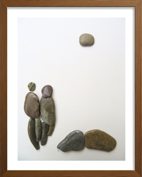Handcrafted Pebble/Stone Art (PPS019)