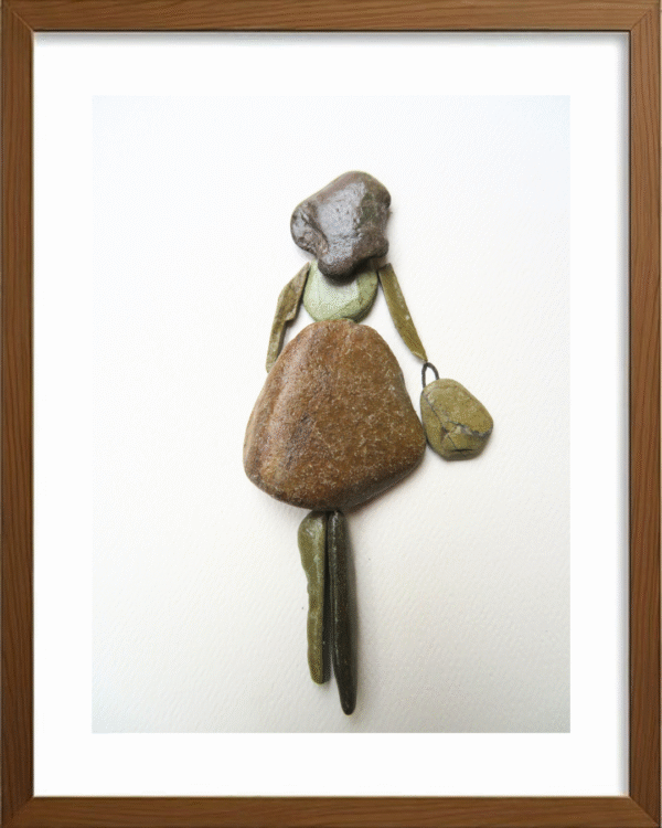 Handcrafted Pebble/Stone Art (PPS020)