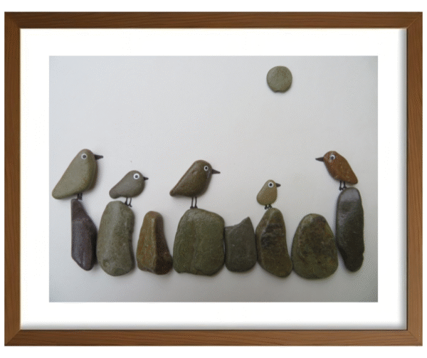 Handcrafted Pebble/Stone Art (PPS027)