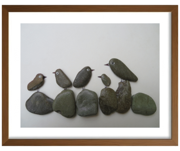 Handcrafted Pebble/Stone Art (PPS028)