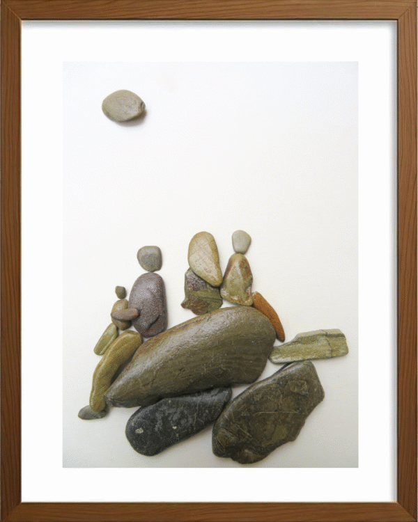Handcrafted Pebble/Stone Art (PPS035)