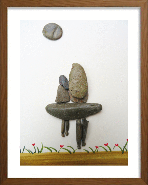 Handcrafted Pebble/Stone Art (PPS041)