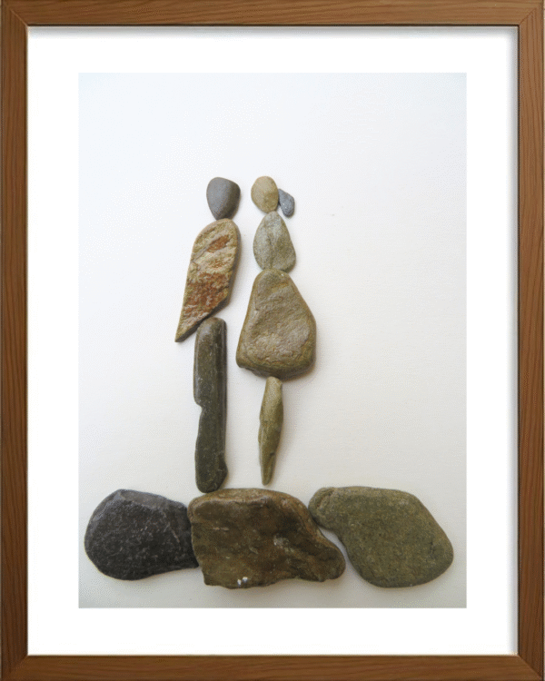 Handcrafted Pebble/Stone Art (PPS045)