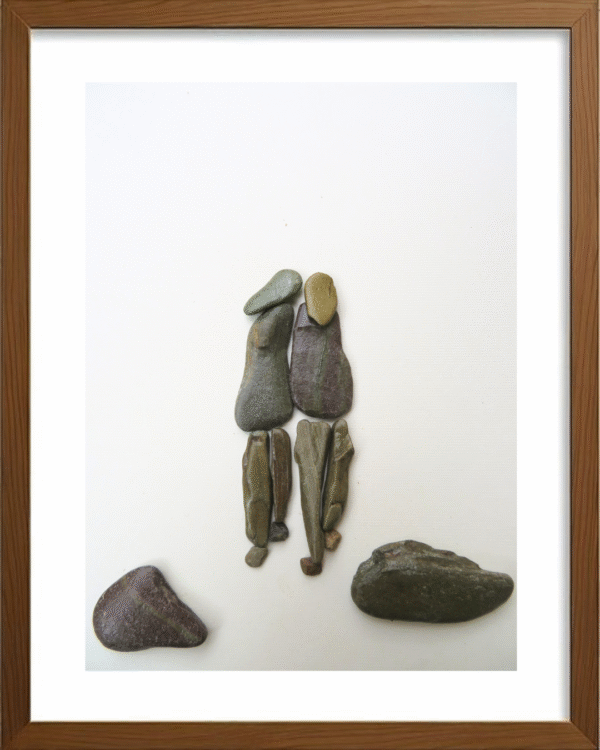 Handcrafted Pebble/Stone Art (PPS047)