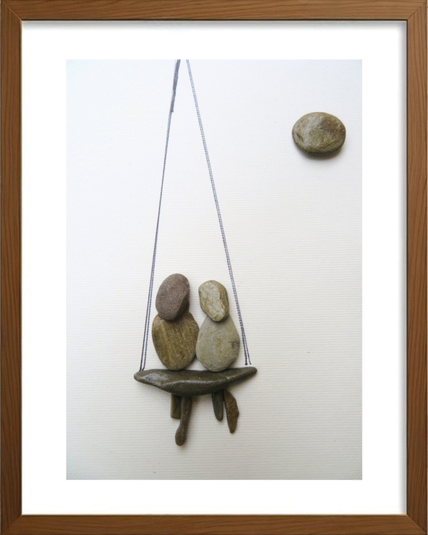 Handcrafted Pebble/Stone Art (PPS048)