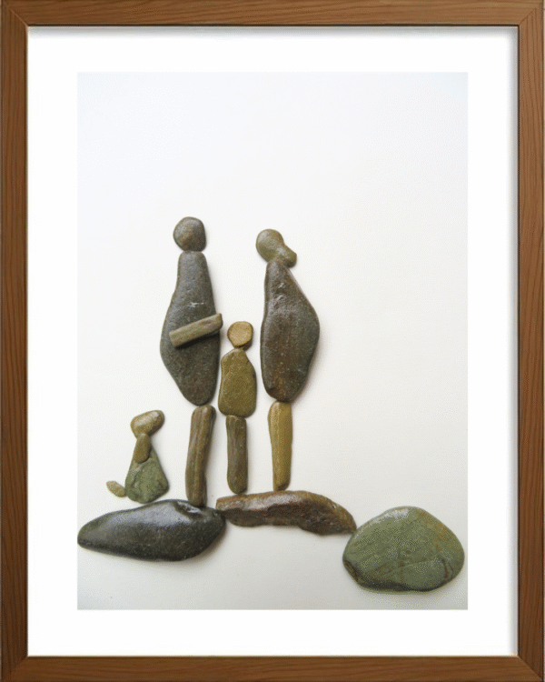 Handcrafted Pebble/Stone Art (PPS066)