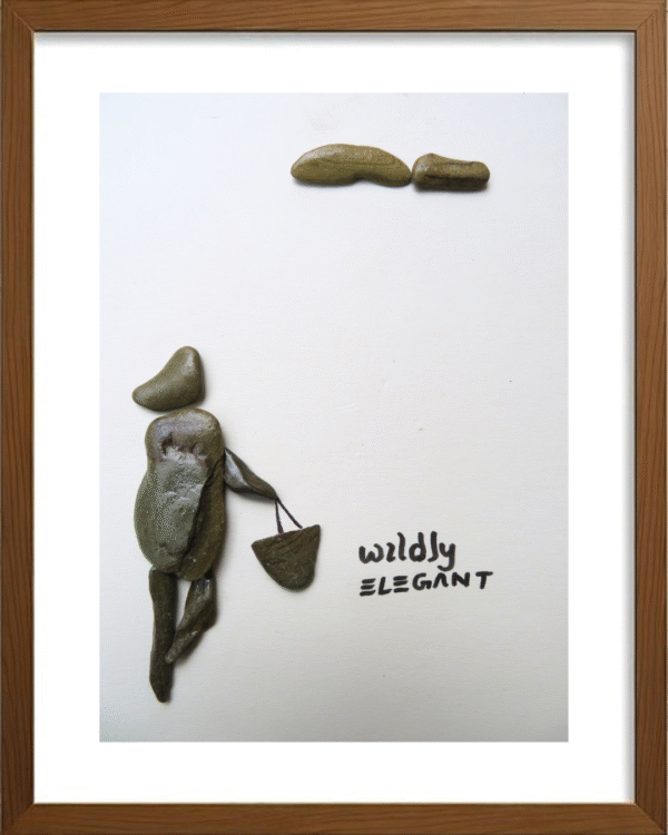 Handcrafted Pebble/Stone Art (PPS073)
