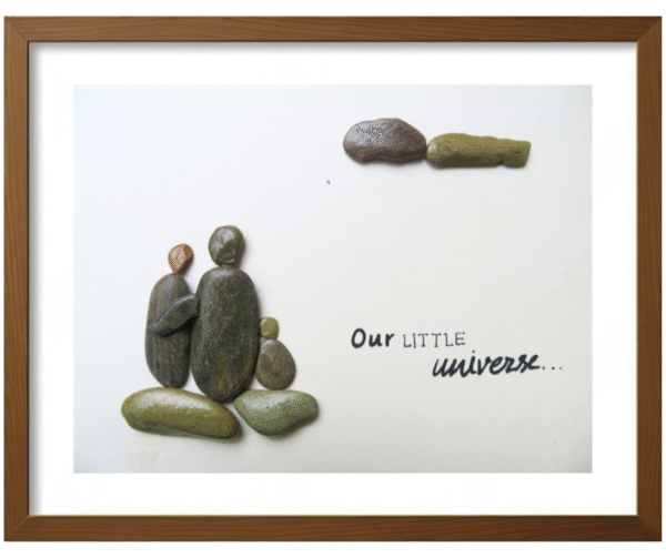 Handcrafted Pebble/Stone Art (PPS075)