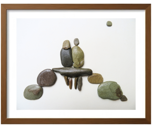 Handcrafted Pebble/Stone Art (PPS079)