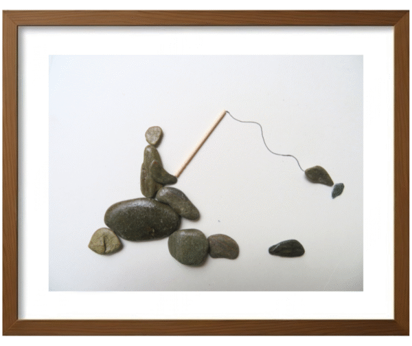 Handcrafted Pebble/Stone Art (PPS081)