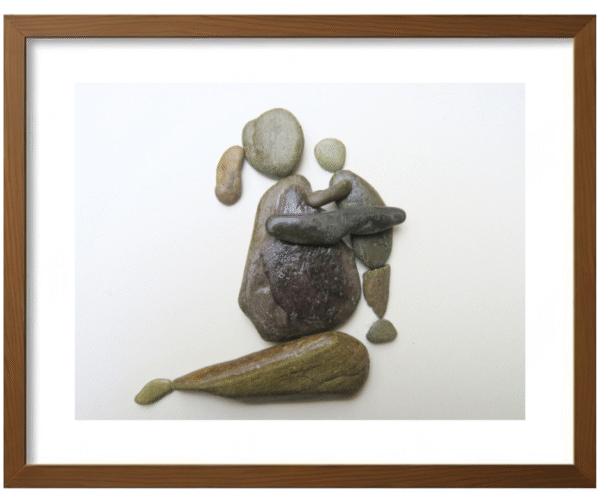 Handcrafted Pebble/Stone Art (PPS085)
