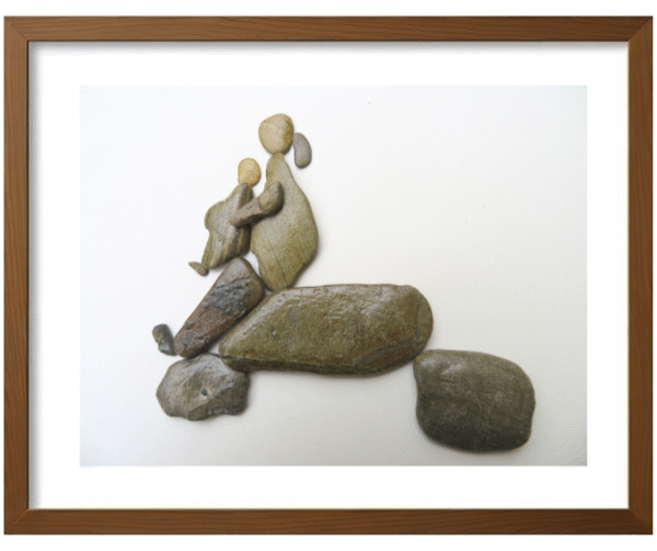 Handcrafted Pebble/Stone Art (PPS090)