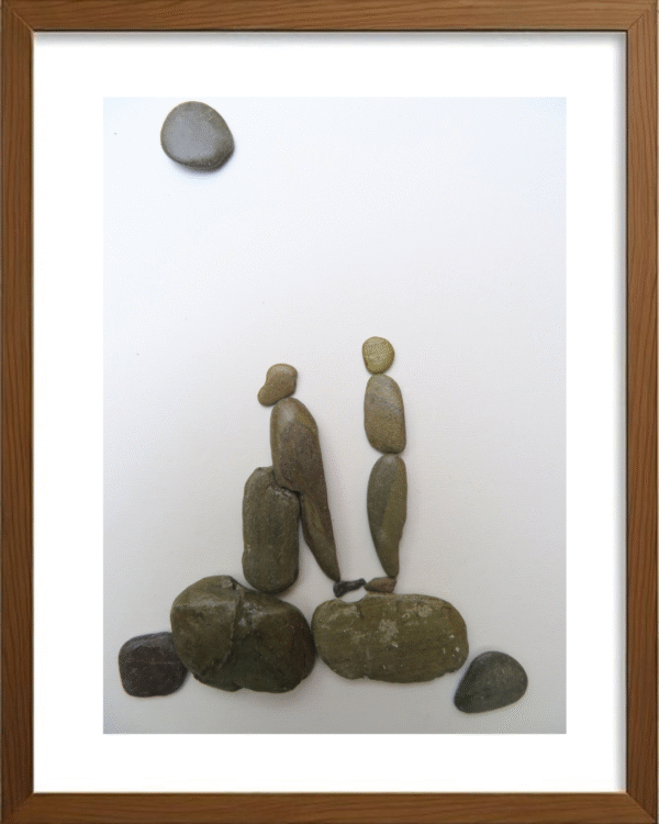 Handcrafted Pebble/Stone Art (PPS092)