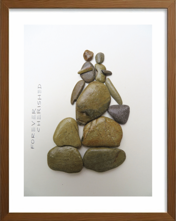 Handcrafted Pebble/Stone Art (PPS106)