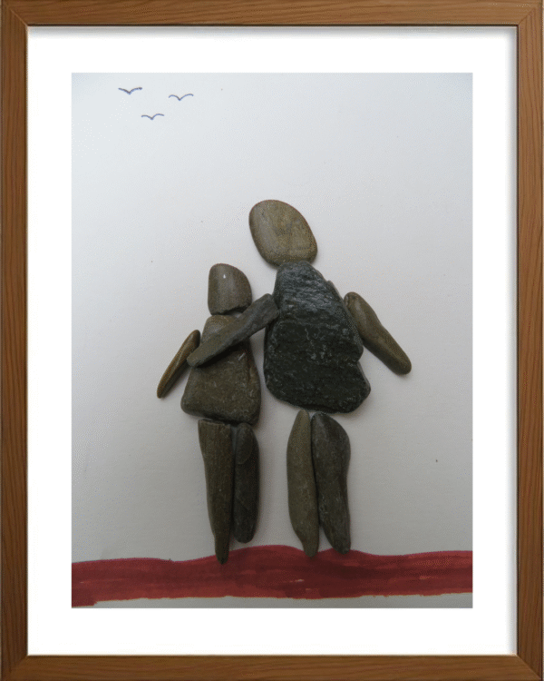 Handcrafted Pebble/Stone Art (PPS109)