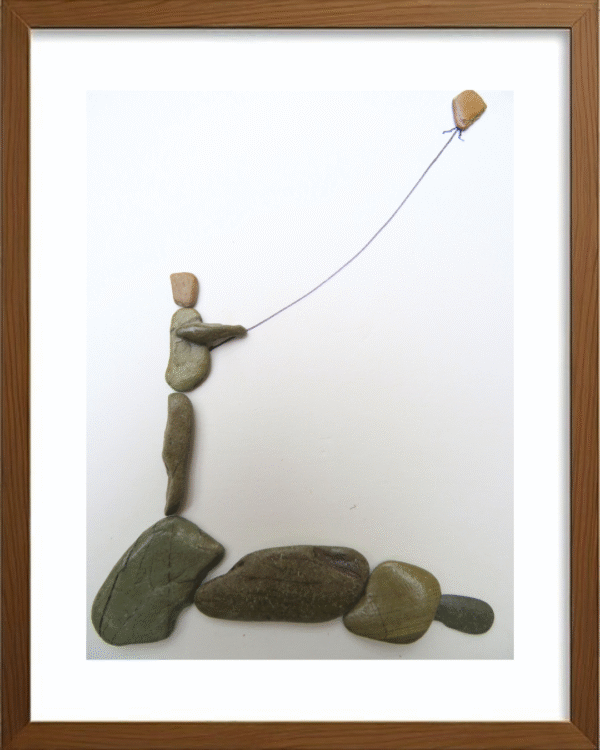 Handcrafted Pebble/Stone Art (PPS110)