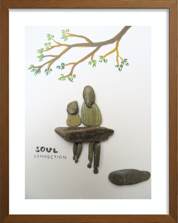 Handcrafted Pebble/Stone Art (PPS116)