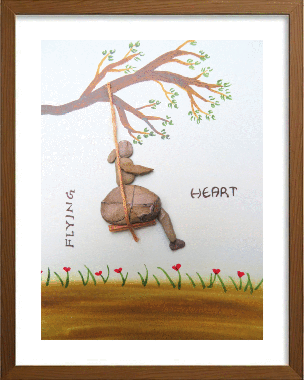 Handcrafted Pebble/Stone Art (PPS118)