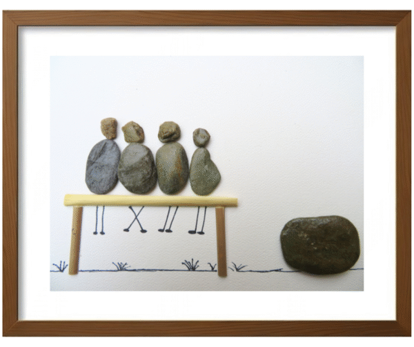 Handcrafted Pebble/Stone Art (PPS127)